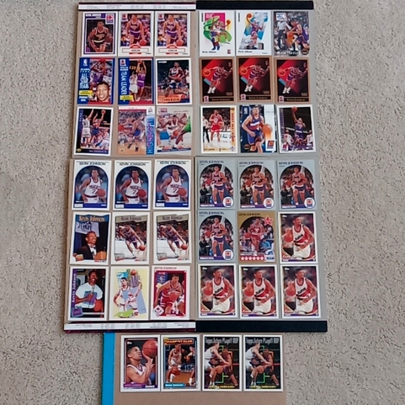 Lot of 40 Kevin Johnson Phoenix Suns basketball cards - Picture 1 of 16